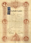 Výučný list 1924, Odborové společenstvo řezníků pro Královo Pole 